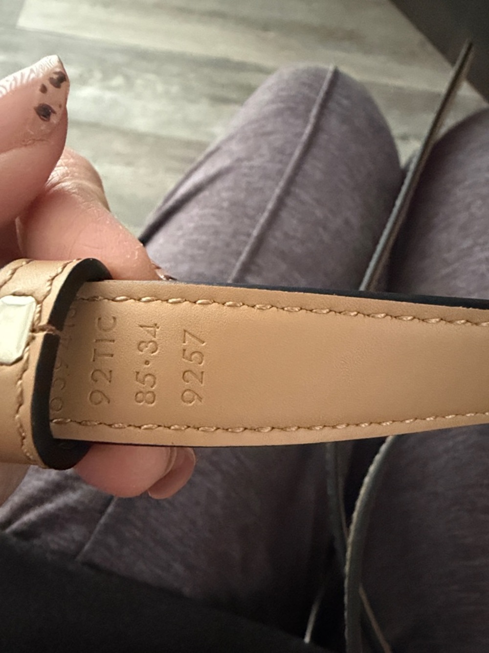 Gucci Beige Brown GG Canvas Belt with Gold Double G Buckle Reversible! - Picture 3 of 7